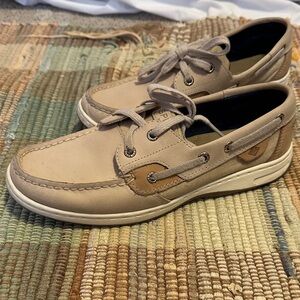 Sperry Men's Beige and Tan Boat Shoes